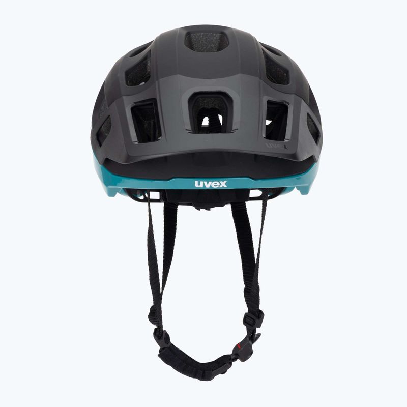 UVEX bike helmet React black/teal matt 2