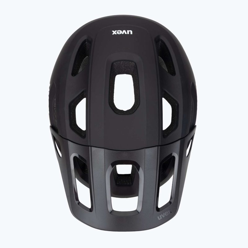 UVEX bike helmet React black/teal matt 6