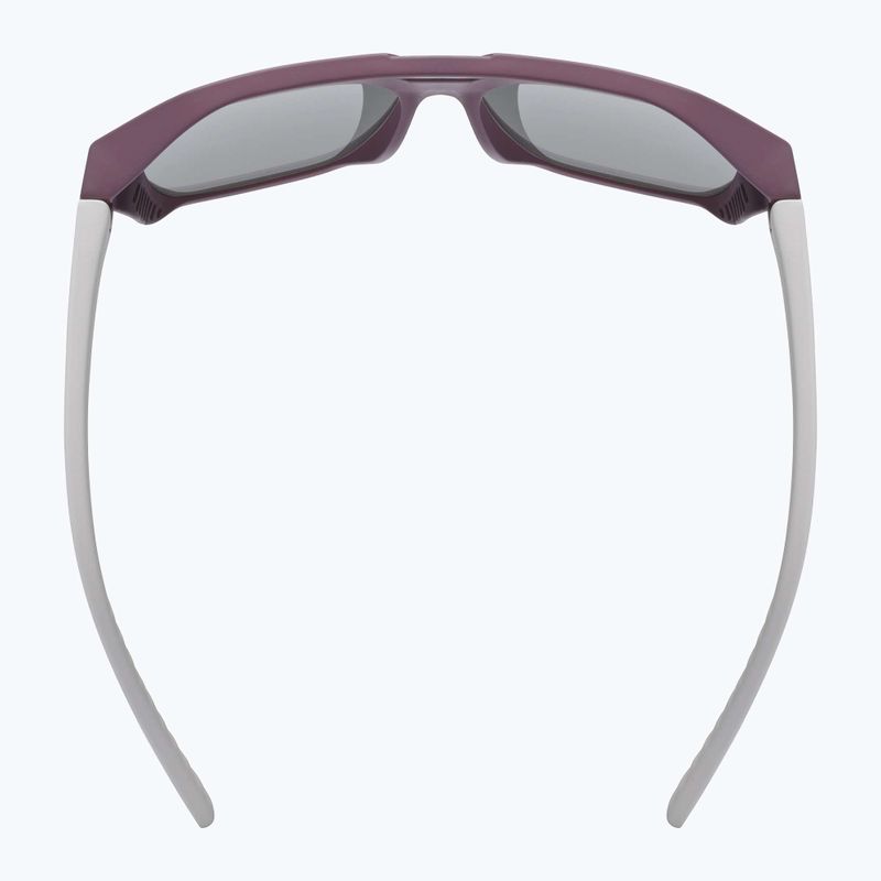 Children's sunglasses UVEX Cosmic Jr cranberry/grey matt/mirror silver 4