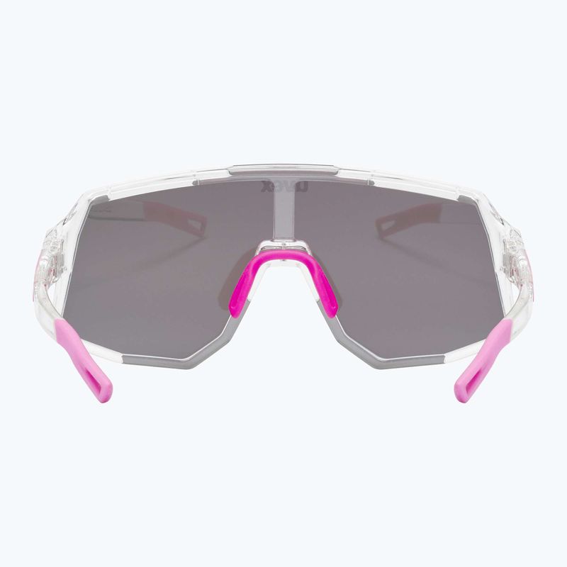 Sunglasses UVEX Sequenze clear/mirror pink 4