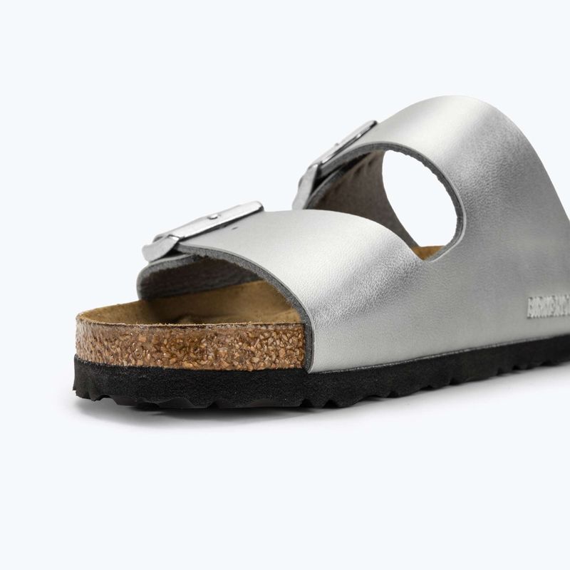 BIRKENSTOCK women's slides Arizona BF Narrow silver 5
