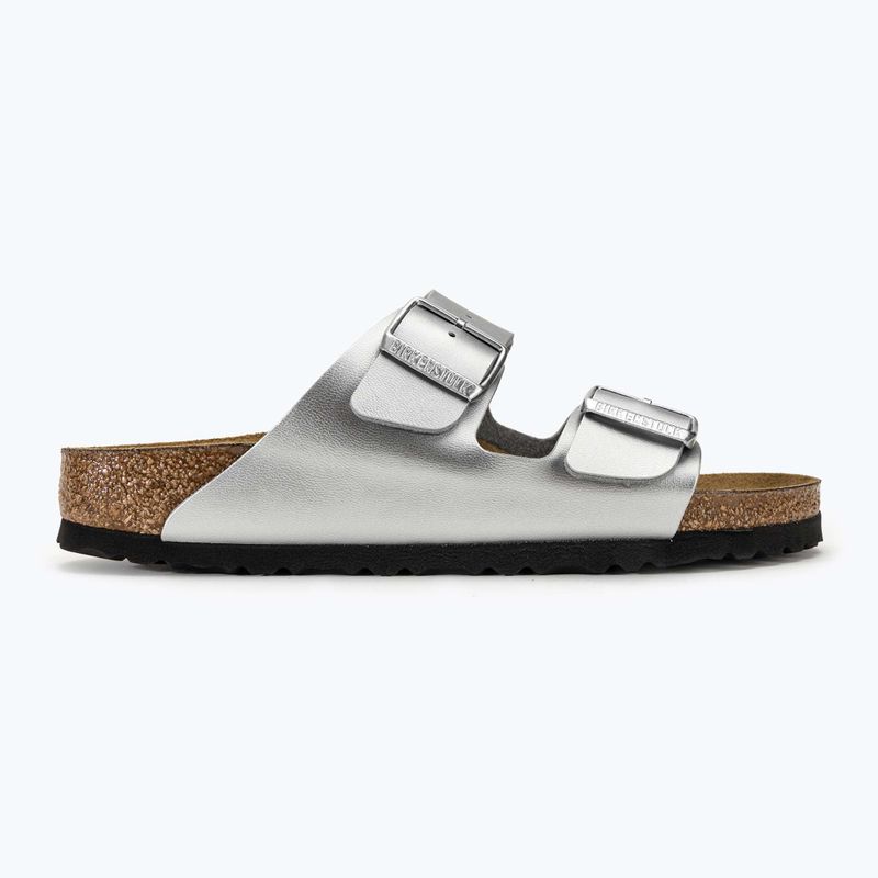 BIRKENSTOCK women's slides Arizona BF Narrow silver 6