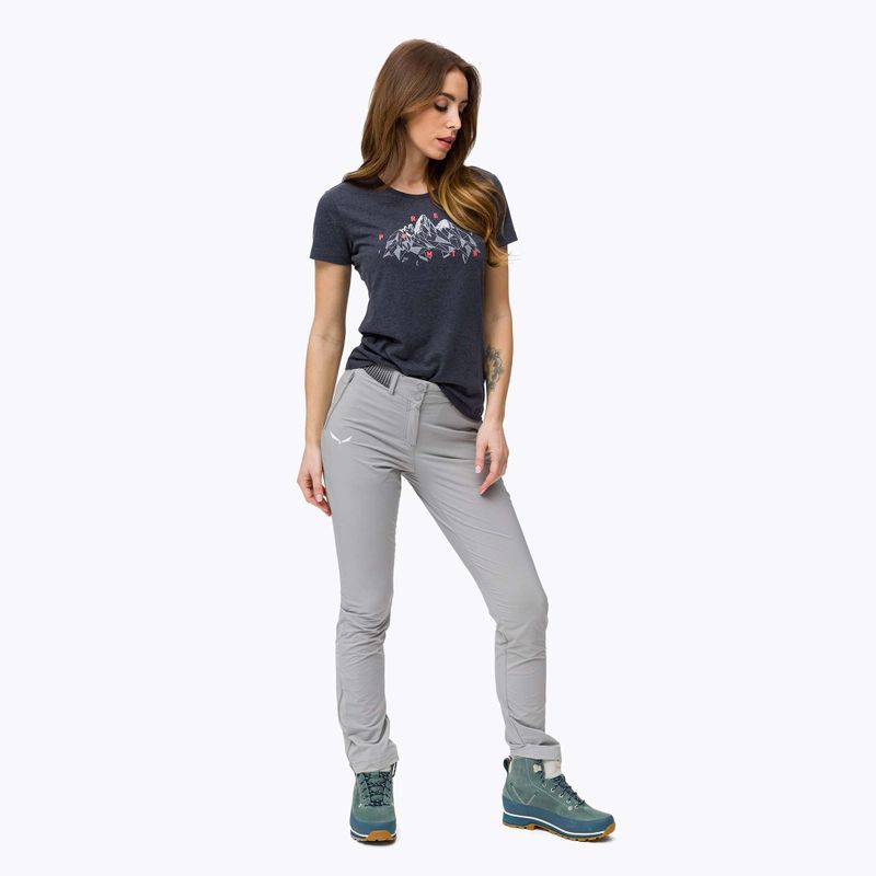 Women's trekking shirt Salewa Geometric Dry navy blue 00-0000027942 2