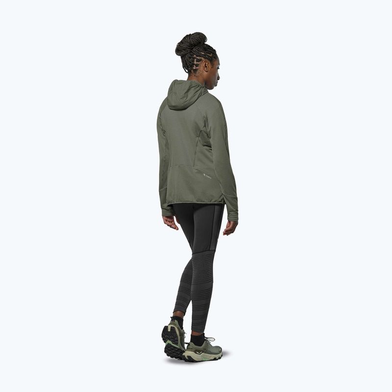 Women's wind jacket Salewa Pedroc Polarlite Wind Hood faded green 3