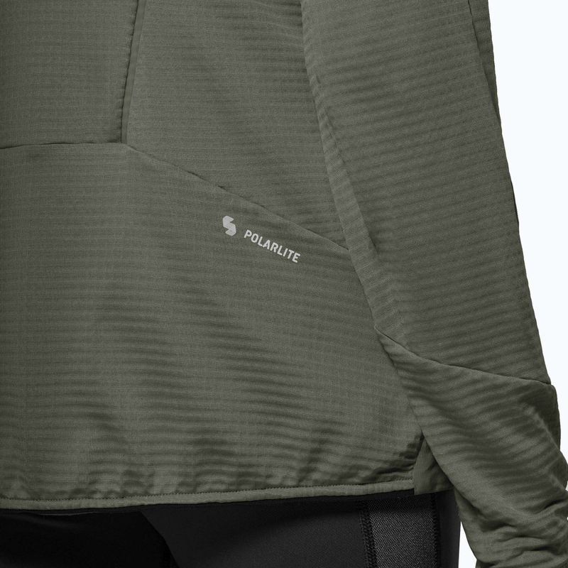 Women's wind jacket Salewa Pedroc Polarlite Wind Hood faded green 6