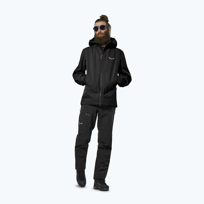 Men's rain jacket Salewa Ortles GTX 3L EPE black out 2