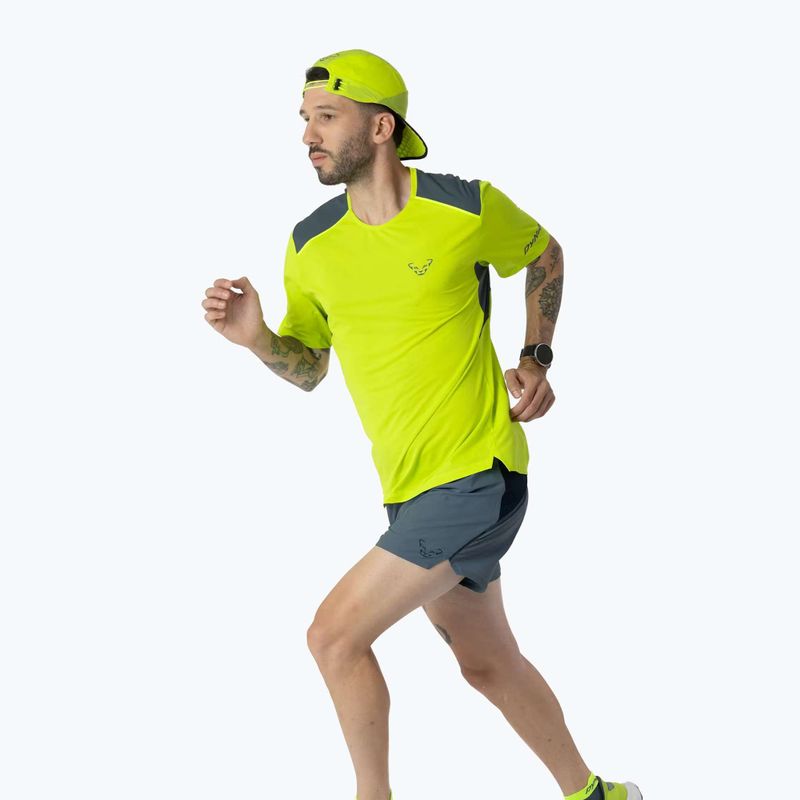 Men's running top DYNAFIT Sky ultra yellow 2