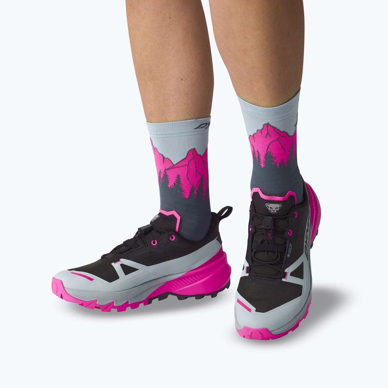 Socks DYNAFIT Traverse Crew cinder pink glo/6070 10