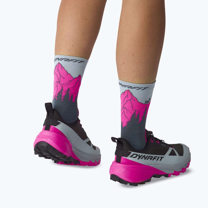 Socks DYNAFIT Traverse Crew cinder pink glo/6070 11