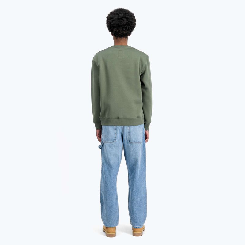 Alpha Industries men's Basic dark olive sweatshirt 3