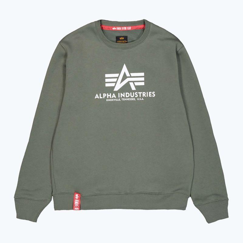 Alpha Industries men's Basic dark olive sweatshirt 7