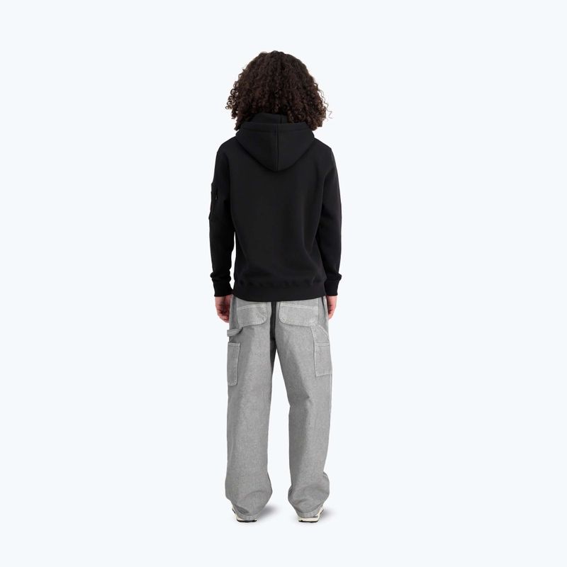 Men's Alpha Industries Puff Print Hoodie black 3