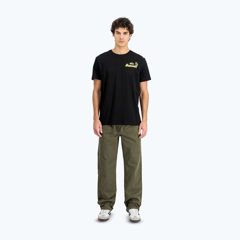 Alpha Industries men's Pearl Harbor Back Print T-shirt black 2