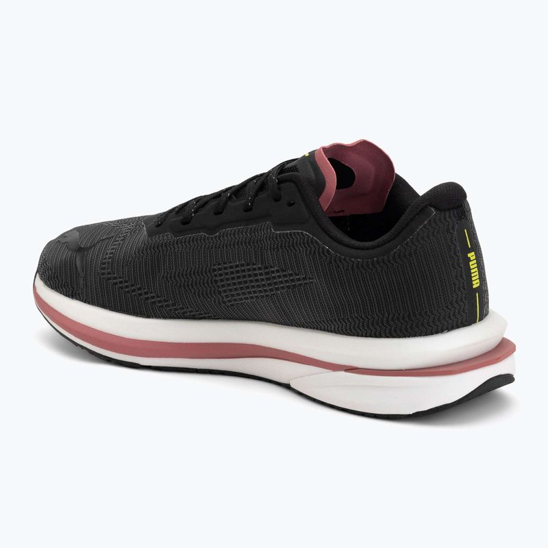 Women's running shoes Puma Velocity Nitro WTR black/silver/yellow 3