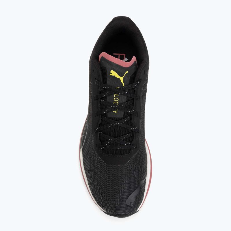 Women's running shoes Puma Velocity Nitro WTR black/silver/yellow 5