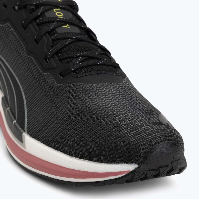 Women's running shoes Puma Velocity Nitro WTR black/silver/yellow 7