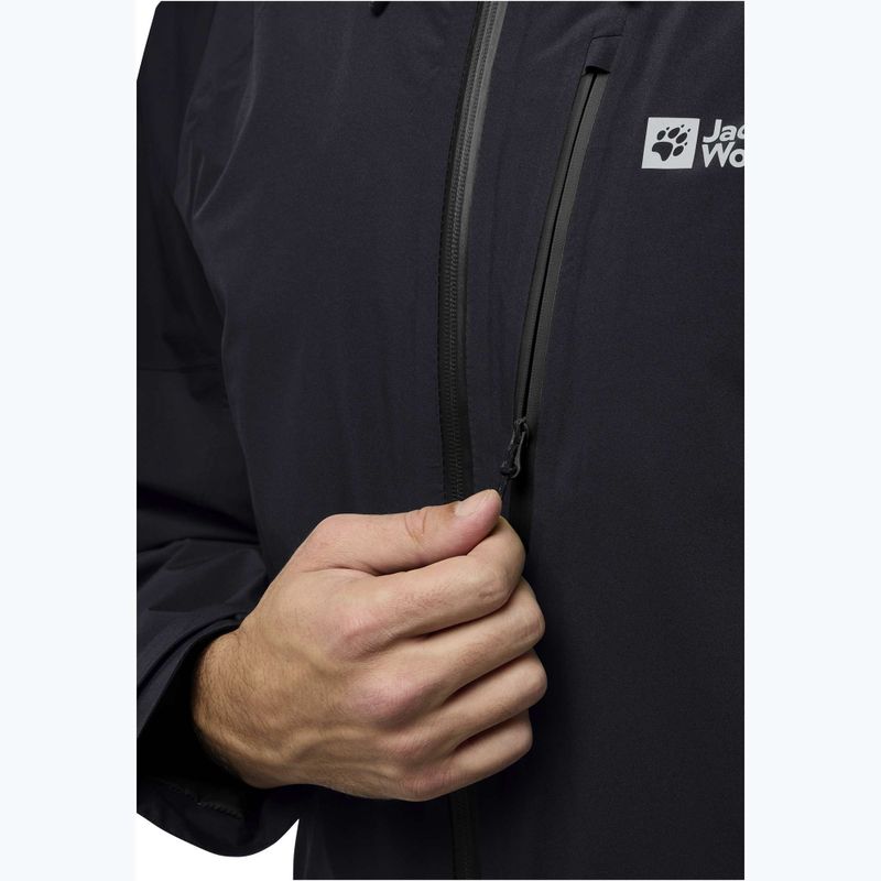 Jack Wolfskin Eagle Peak 2L phantom rain jacket 5