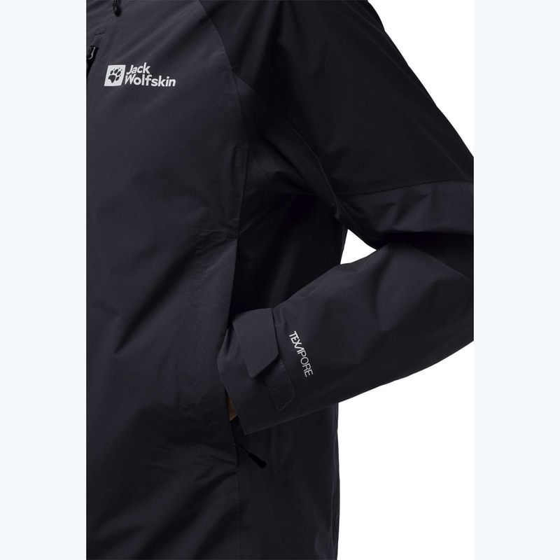 Jack Wolfskin Eagle Peak 2L phantom rain jacket 7