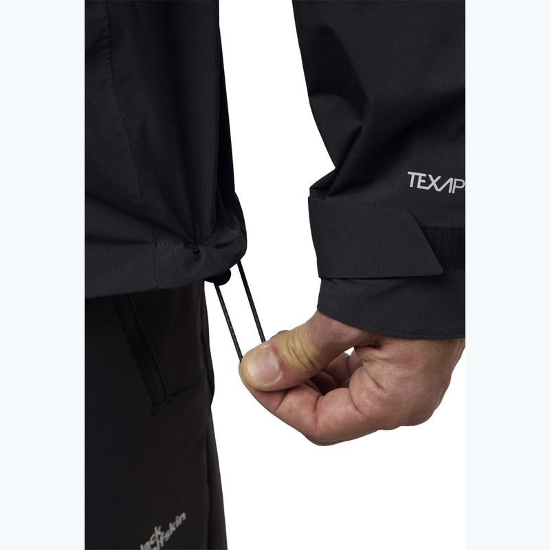 Jack Wolfskin Eagle Peak 2L phantom rain jacket 8
