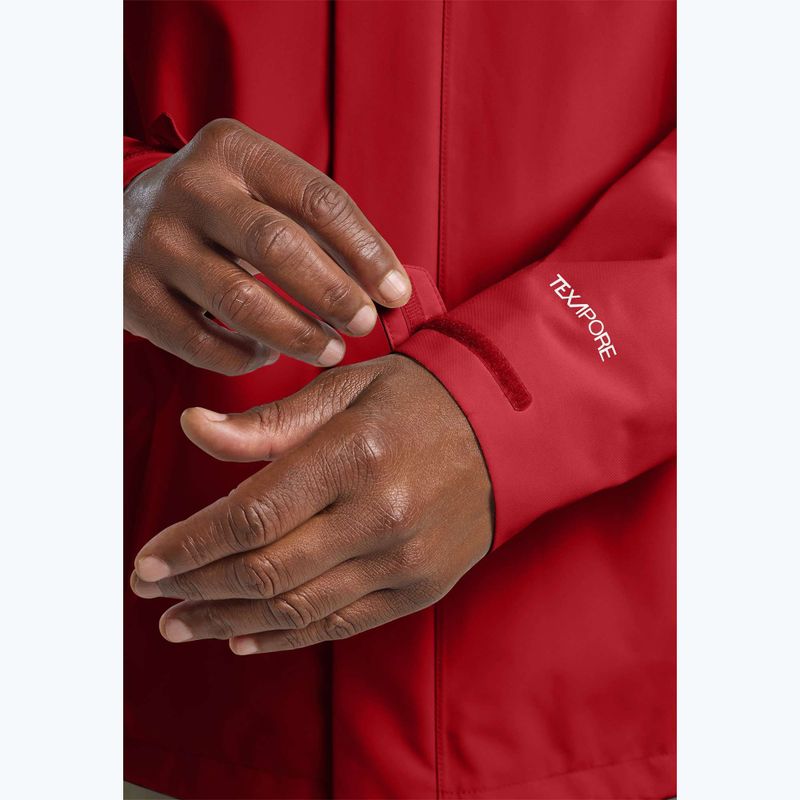 Men's rain jacket Jack Wolfskin Trailtime 2L adrenaline red 5