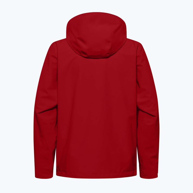 Men's rain jacket Jack Wolfskin Trailtime 2L adrenaline red 7