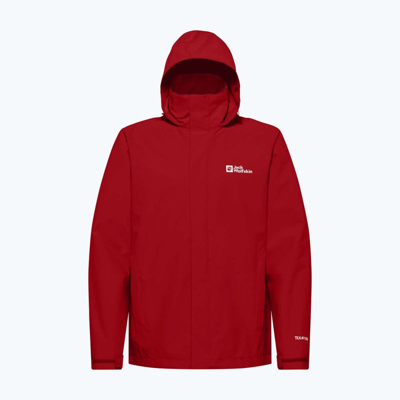 Men's rain jacket Jack Wolfskin Trailtime 2L adrenaline red 8