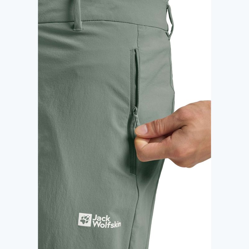 Jack Wolfskin men's trekking trousers Hikeout slate green 5
