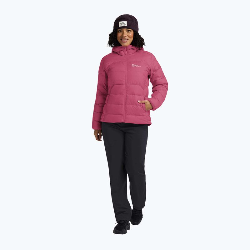 Women's down jacket Jack Wolfskin Ather Down Hoody bubblegum 2