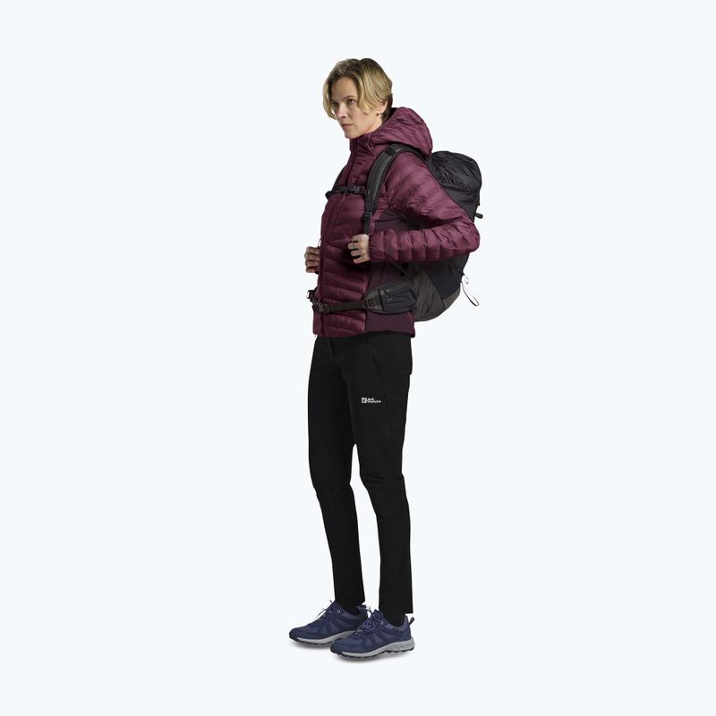 Women's insulated jacket Jack Wolfskin Routeburn Pro Ins raisin 2