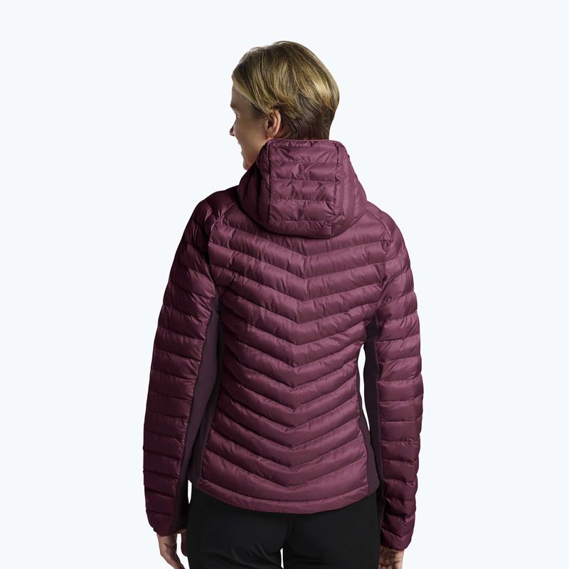 Women's insulated jacket Jack Wolfskin Routeburn Pro Ins raisin 3