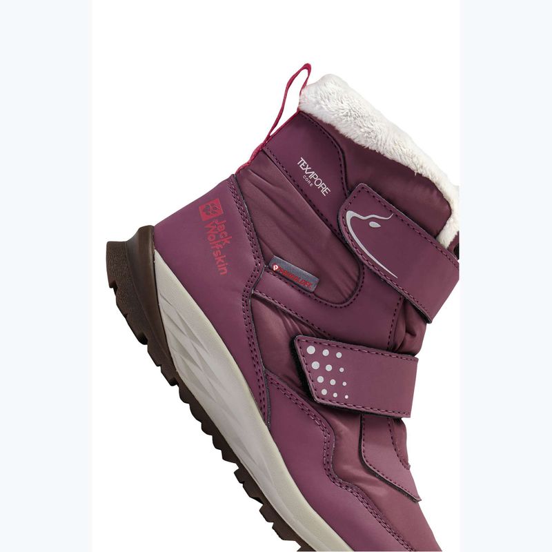 Children's shoes Jack Wolfskin Polar Bear-B Texapore Mid Vc raisin 8