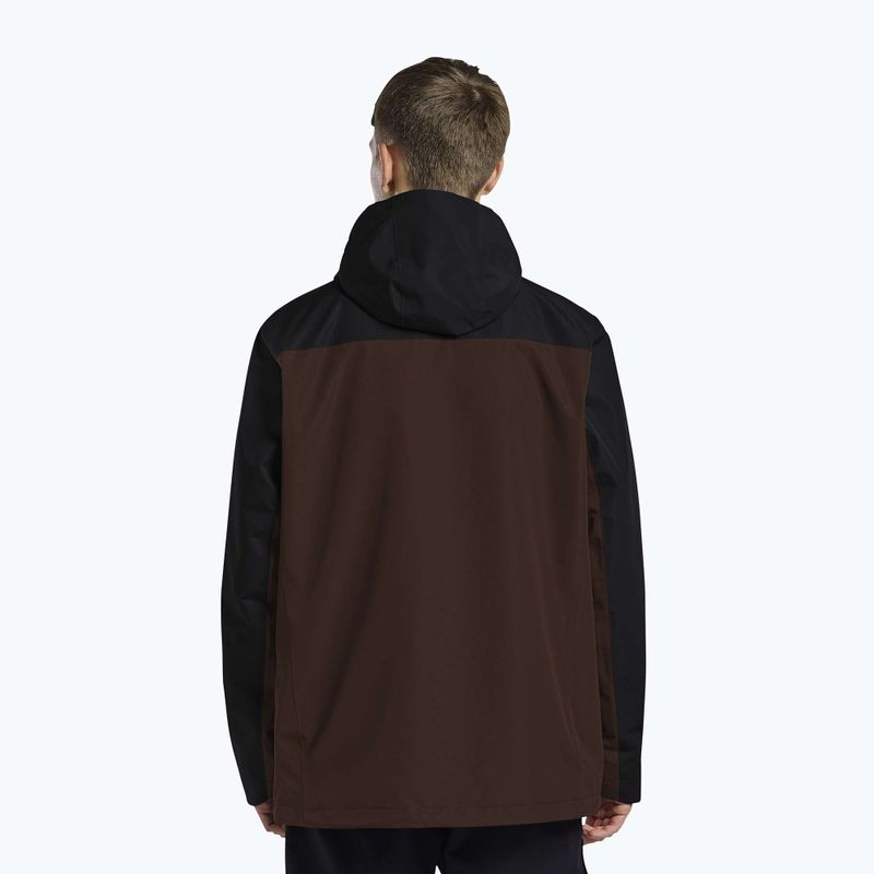 Men's 3in1 jacket Jack Wolfskin Taubenberg 3In1 hot choc 3