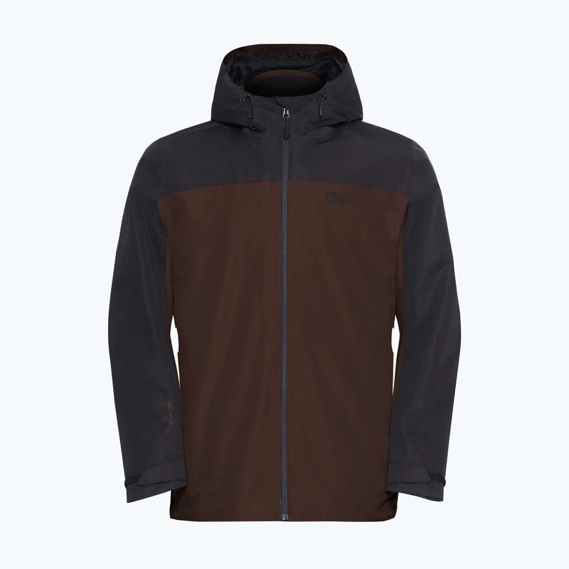 Men's 3in1 jacket Jack Wolfskin Taubenberg 3In1 hot choc 10