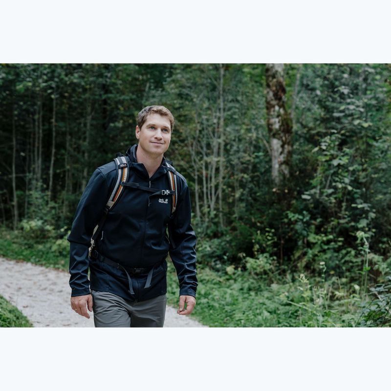 Men's softshell jacket Jack Wolfskin Skyvail phantom 11