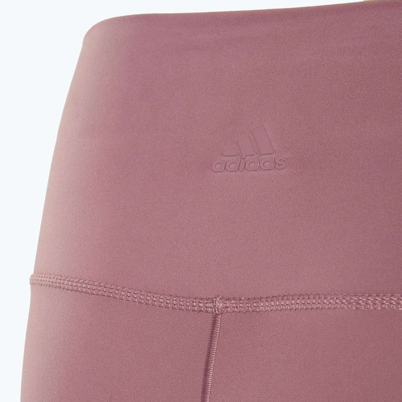 Women's leggings adidas Yoga Luxe Studio 7/8 magic mauve 3