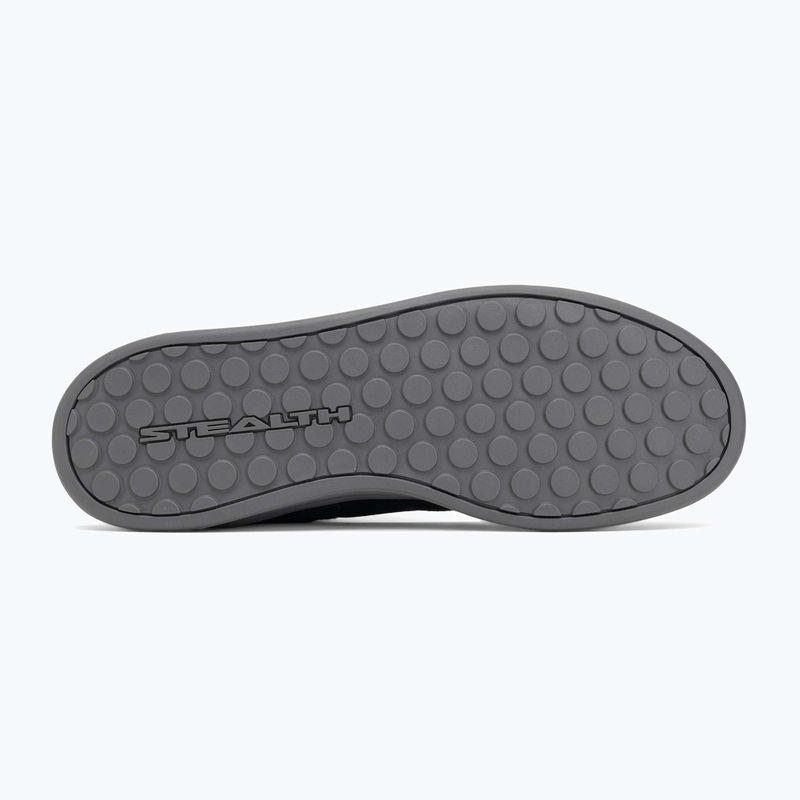 Men's adidas FIVE TEN Sleuth core black/charcoal/oat platform cycling shoes 4