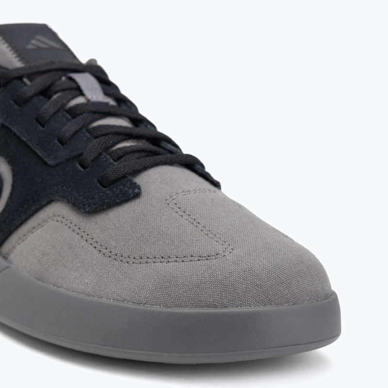 Men's adidas FIVE TEN Sleuth core black/charcoal/oat platform cycling shoes 7