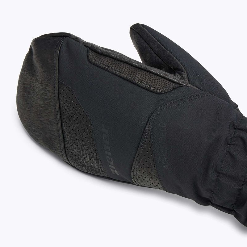 Men's ski glove ZIENER Gaikus Aquashield AW alpine black 5