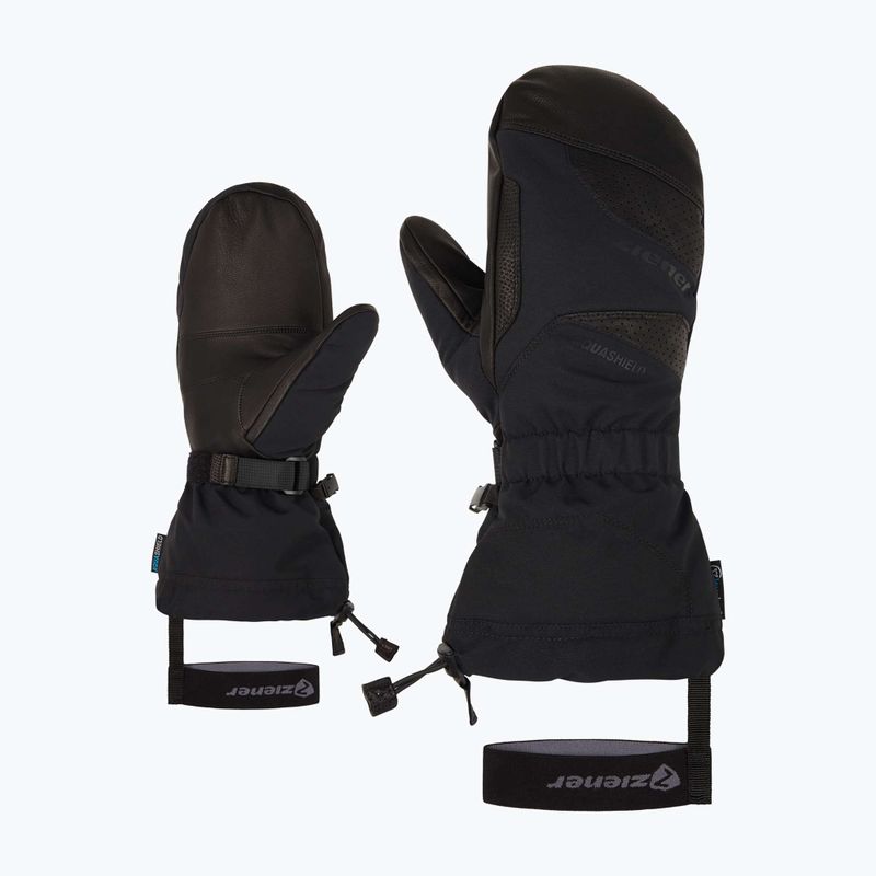 Men's ski glove ZIENER Gaikus Aquashield AW alpine black 8