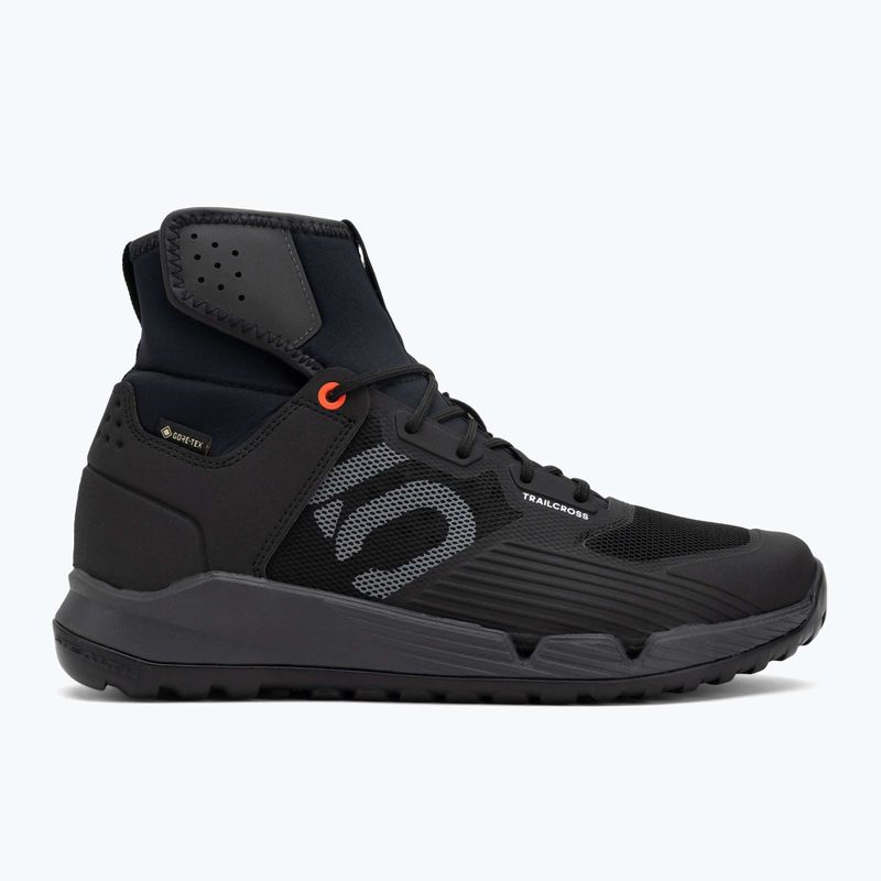 Men's cycling platform shoes adidas FIVE TEN Trailcross GTX core black/grey three/solar red 2
