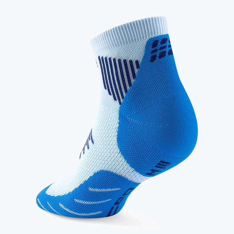 Women's compression socks CEP Run Low Cut 5.0 blue/ice 3