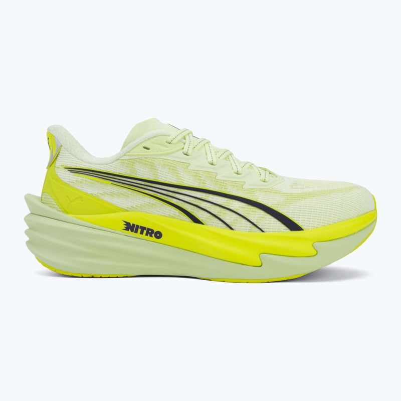 Women's running shoes PUMA Deviate Nitro 4 green 2