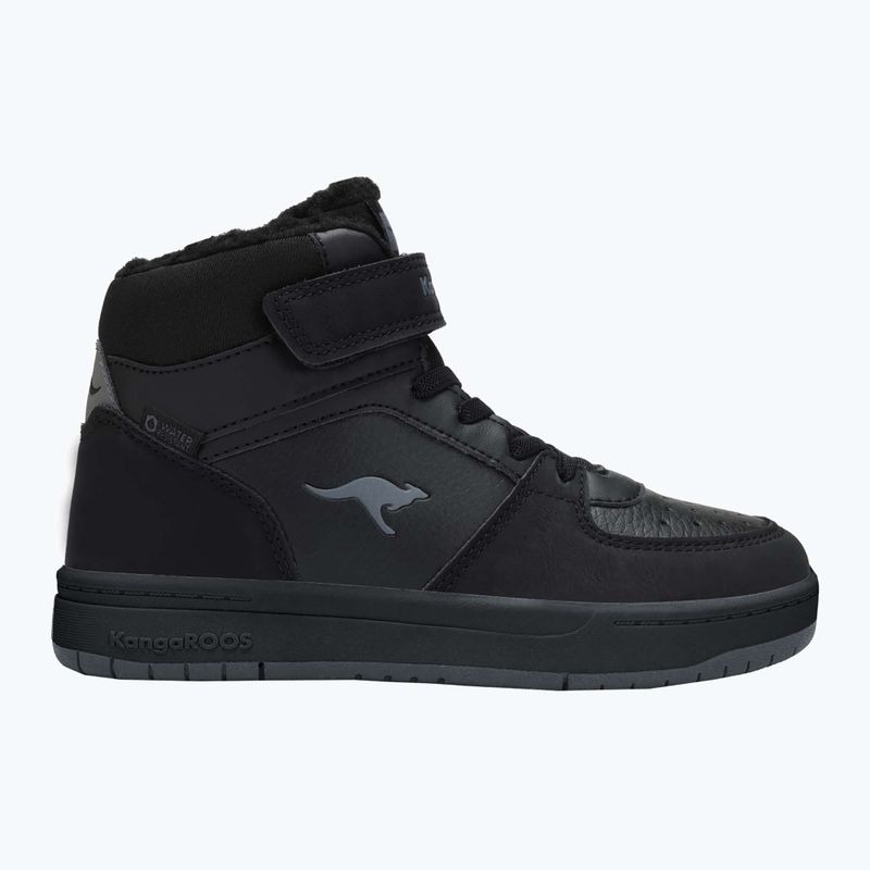 KangaROOS K-CP Bound Mid EV jet black / steel grey children's shoes 8