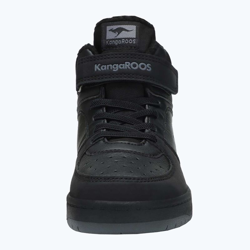 KangaROOS K-CP Bound Mid EV jet black / steel grey children's shoes 10