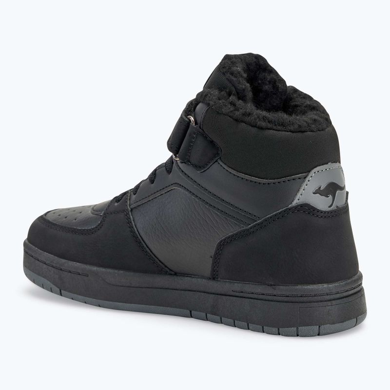KangaROOS K-CP Bound Mid EV jet black / steel grey children's shoes 3