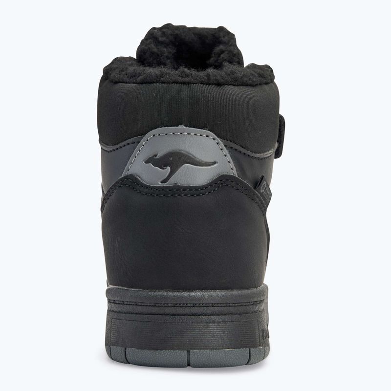 KangaROOS K-CP Bound Mid EV jet black / steel grey children's shoes 6
