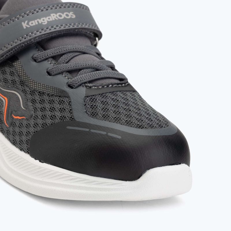 Children's shoes KangaROOS K-RDI Pebble EV steel grey/neon orange 7