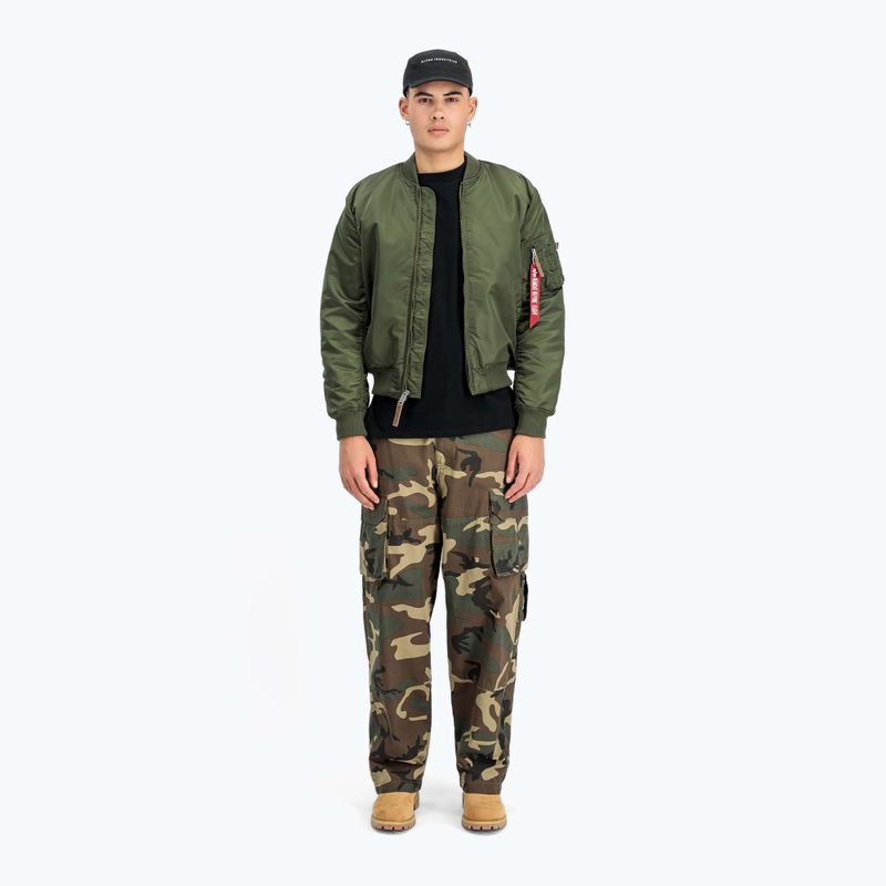 Alpha Industries MA-1 VF 59 Vintage Fit Bomber dark green men's jacket 2