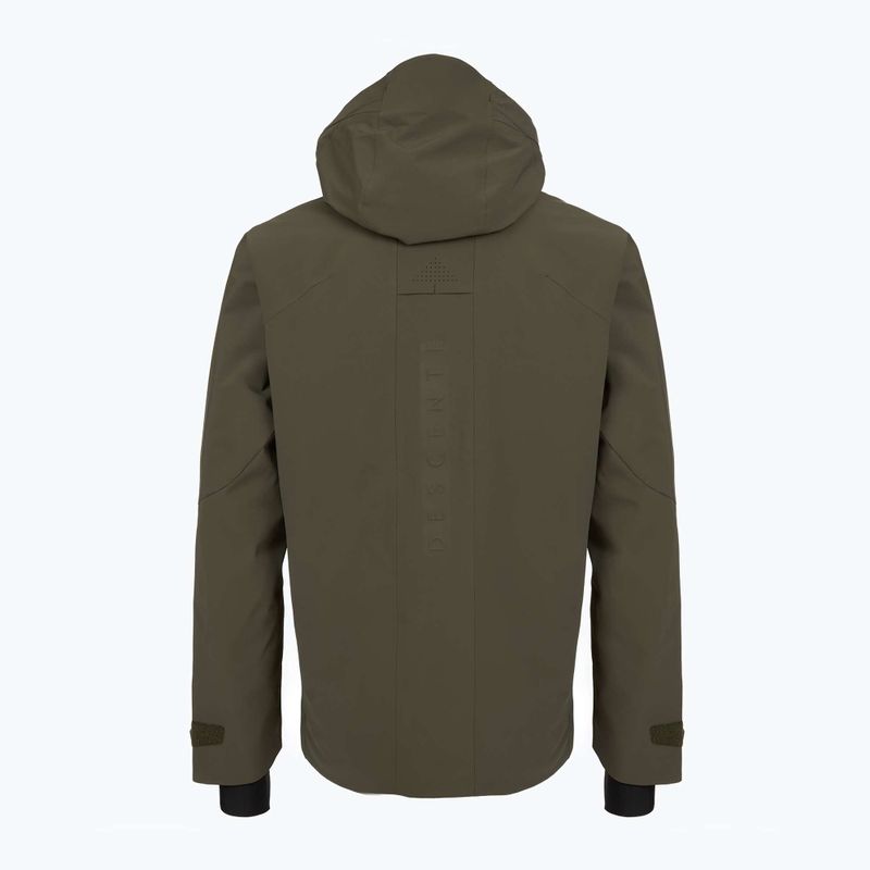 Men's ski jacket Descente Swiss sturdy green 2