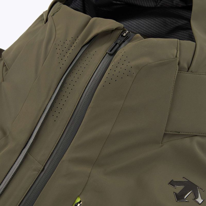 Men's ski jacket Descente Swiss sturdy green 3